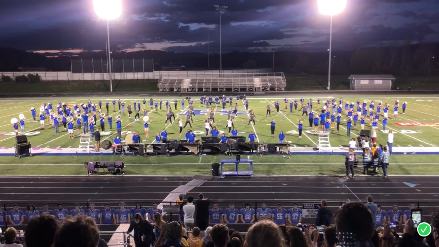Marching band has had a trying year with the pandemic, but they still managed to put on a show. 
