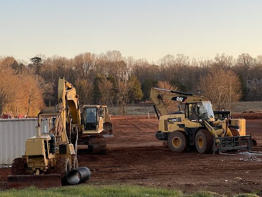 Construction crews prepare to build a new subdivision at the corner of Emory Road and Byington-Solway. 