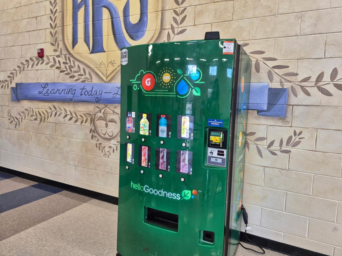 Vending machines are now located in unusual places around the building. 