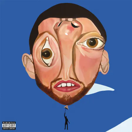 The album cover for Mac Miller's "Balloonerism"