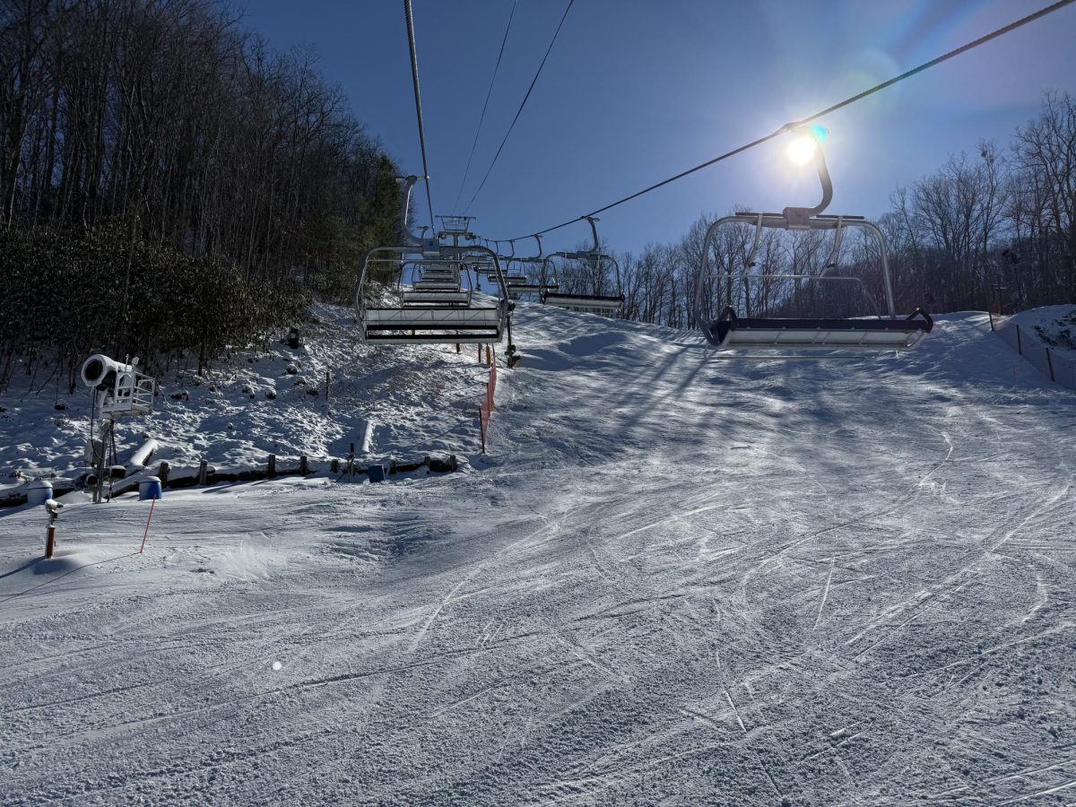 Snow covers the mountain at Ober Gatlinburg where some KHS students spent their snow days.