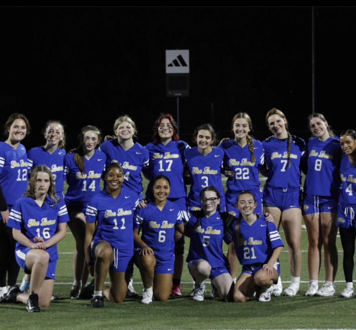 The KHS Flag Football team is all smiles during the fall season.